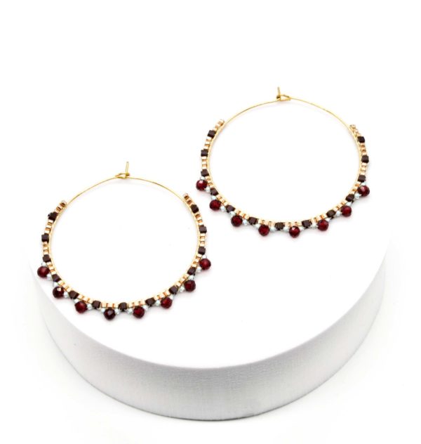 Boucles d'oreilles Esmeralda