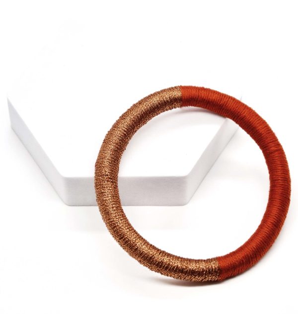 Bracelet Veda terracotta