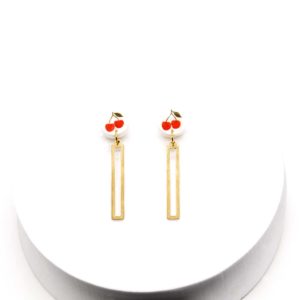 Boucles d'oreilles Cerise – Image 4