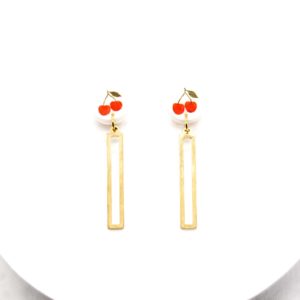 Boucles d'oreilles Cerise