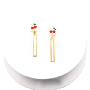 Boucles d'oreilles Cerise – Image 2