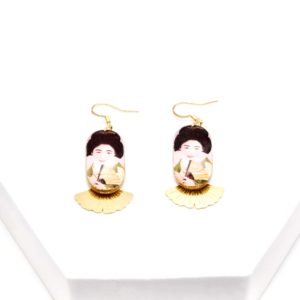 Boucles d'oreilles Geisha – Image 2