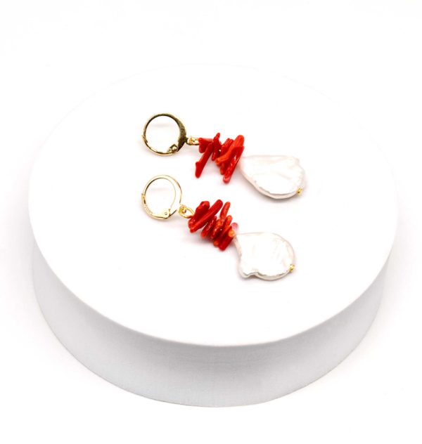 Boucles d'oreilles Coralie