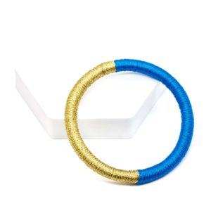 Bracelet Shanti bleu électrique