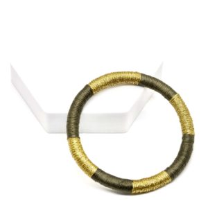 Bracelet Anjali vert kaki