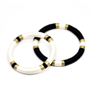Bracelet Sangha noir/blanc – Image 2