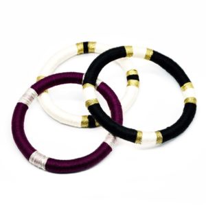 Bracelet Sangha noir/blanc – Image 3