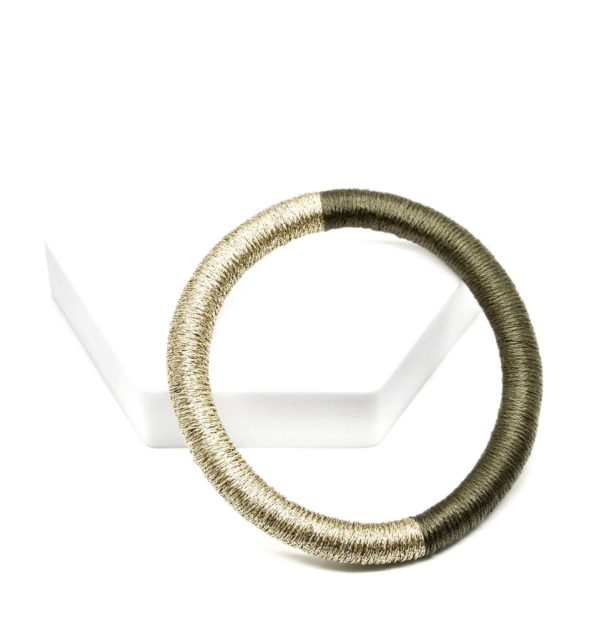 Bracelet Karma vert kaki